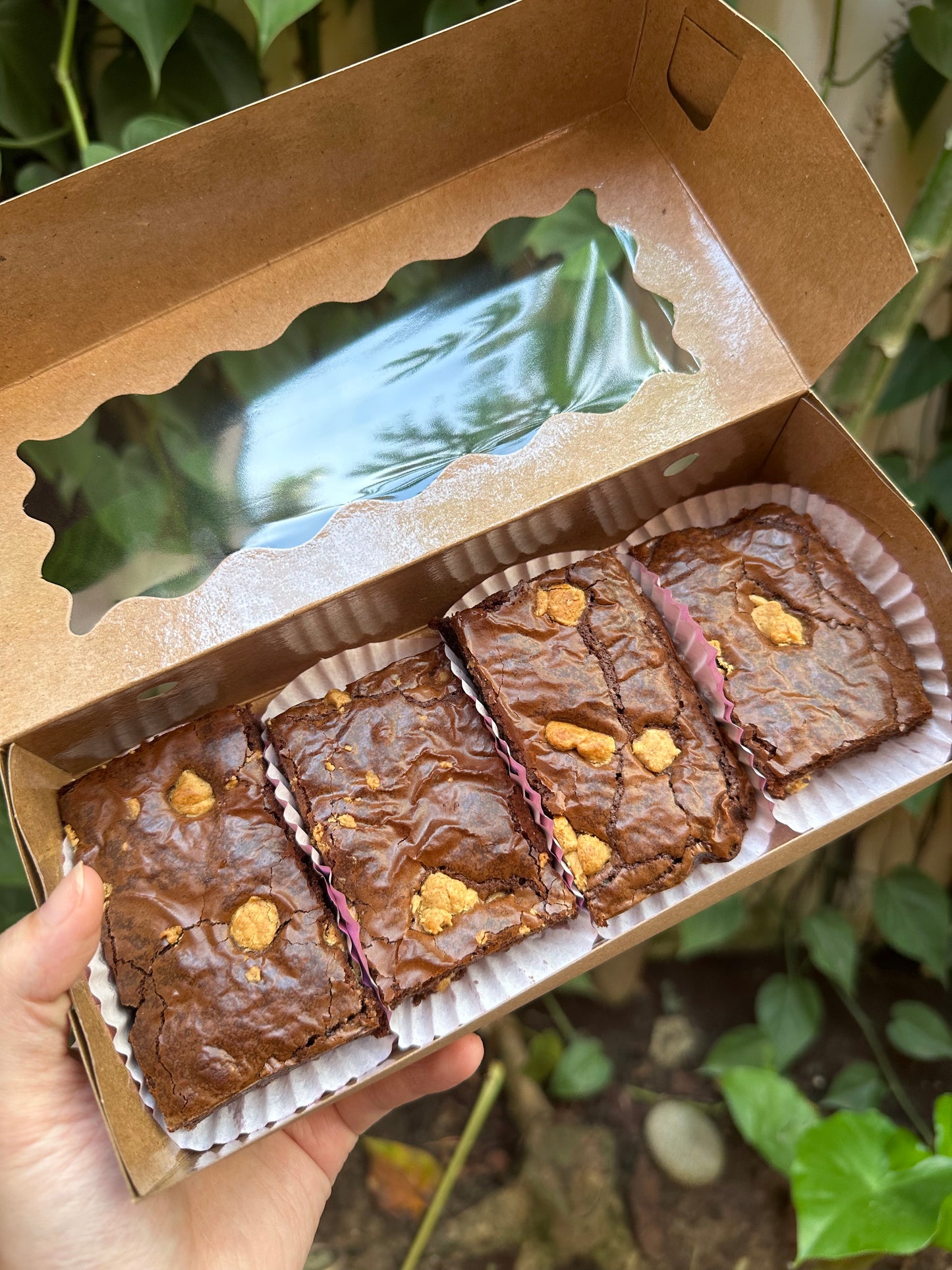 peanut butter brownies (box of 4)